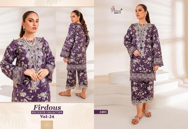 Shree Firdous Exclusive Collection Vol 24  Cotton Pakistani Suits Collection